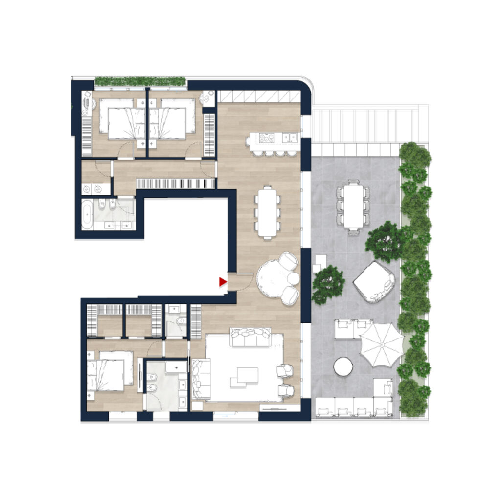 Quadrilocale mq.249, 2.460.000 €