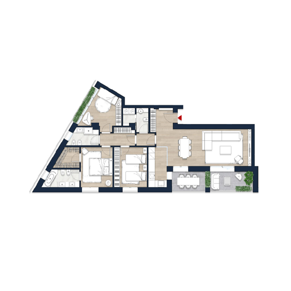 Quadrilocale, 158mq -  1.457.000 €