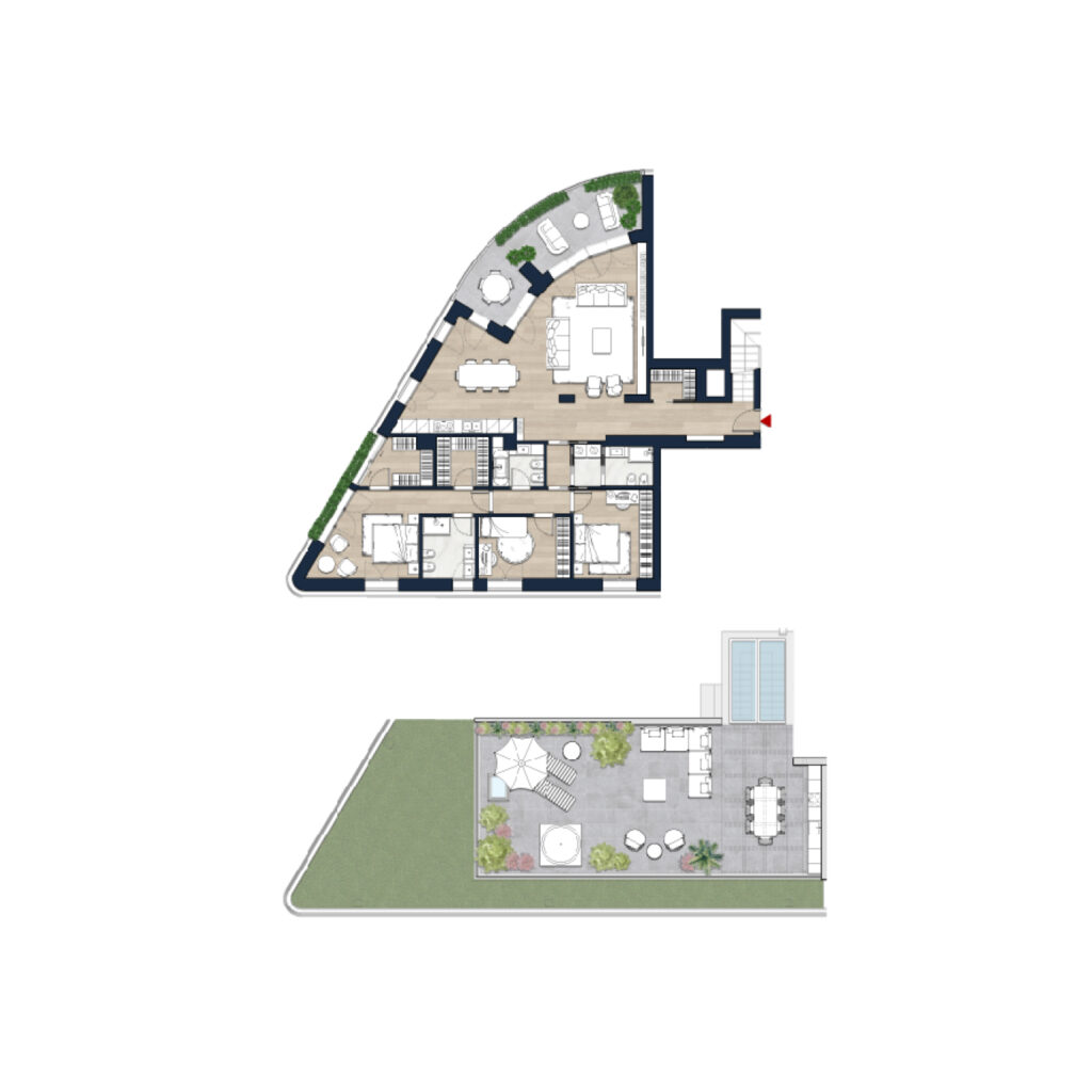 Trilocale, 107mq -  914.000 €